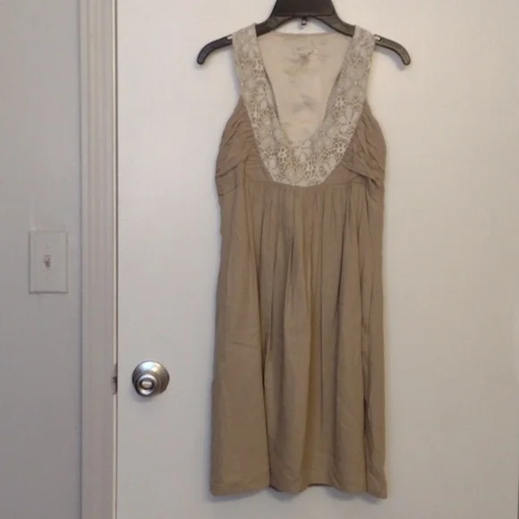 Anthropologie | Dresses | Anthropologie Linen Dress With Pockets Size |  Poshmark